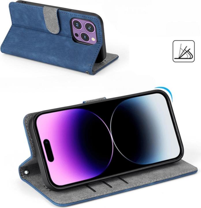 Productafbeelding Cover-Discount Xiaomi 13T / 13T Pro - Etui met RFID-blokker paars (Xiaomi 13T)