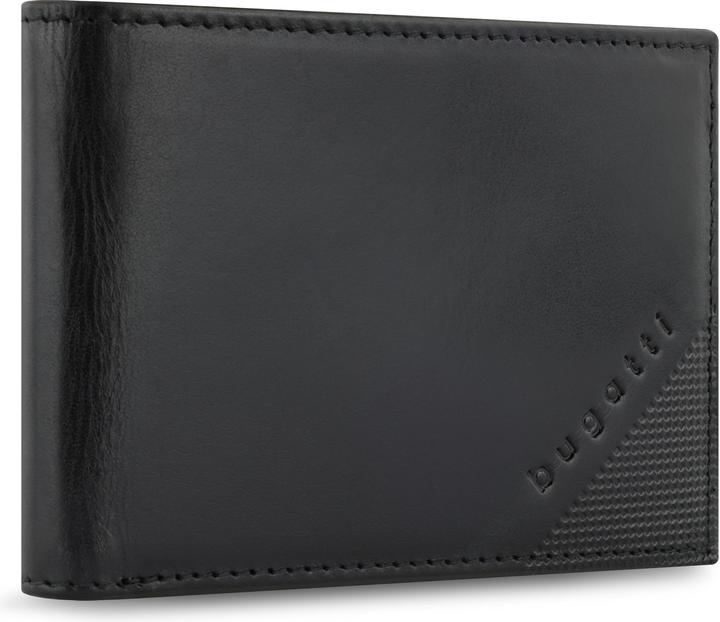 Actual product image Bugatti Nobile wallet RFID protection leather 10.5 cm
