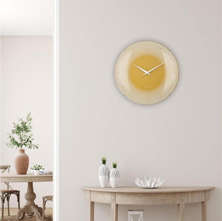 Image du produit Nextime Horloge murale Jaune foncé (50 cm)