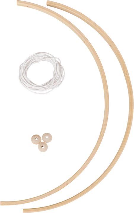 Rayher Bambus Holzmobile, 2 Bögen à 25 cm, 1 Set