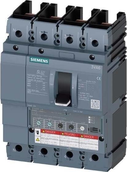 Produktbild Siemens Leistungsschalter 250A 4p 100-250A/In 3VA6225-0HN41-0AA0