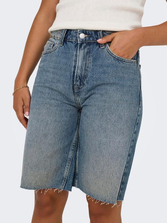 Actual product image Only ONLCARO Hohe Taille Locker geschnitten Jeans-Shorts Jeans-Shorts (XL)