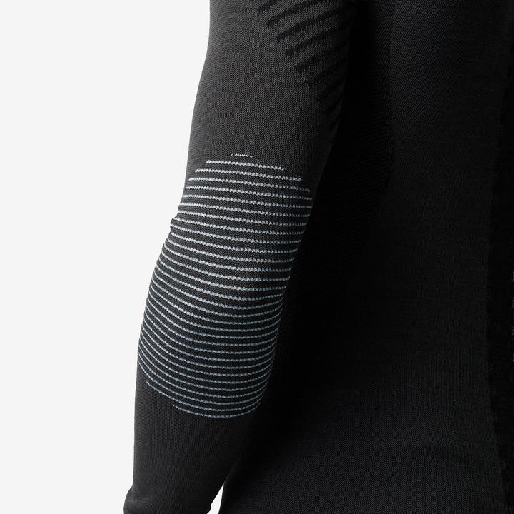 Produktbild Wedze Skiunterwäsche Funktionsshirt Herren Wolle atmungsaktiv – BL 900 schwarz (XXL)