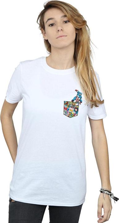 Produktbild Captain America Faux Pocket TShirt (M)