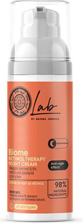 Actual product image Natura Siberica Lab Biome Retinol Therapy Night Face Cream 50ml (50 ml, Night cream)