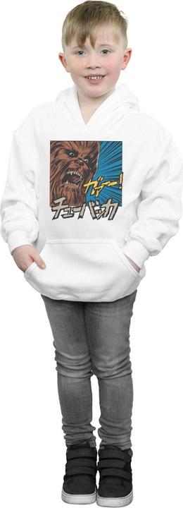 Actual product image Star Wars Boys Chewbacca Roar Pop Art Hoodie (116)
