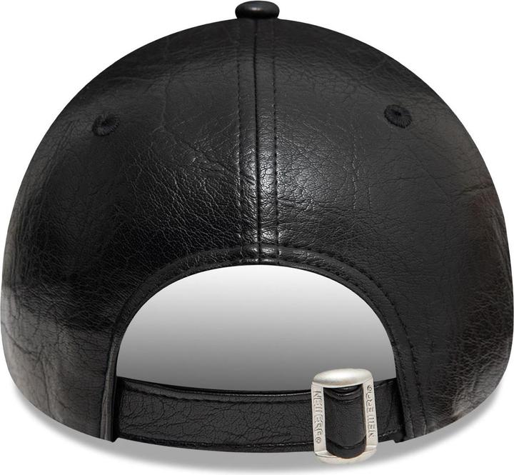 Produktbild New Era 9Forty Damen Cap - KUNSTLEDER NY Yankees schwarz