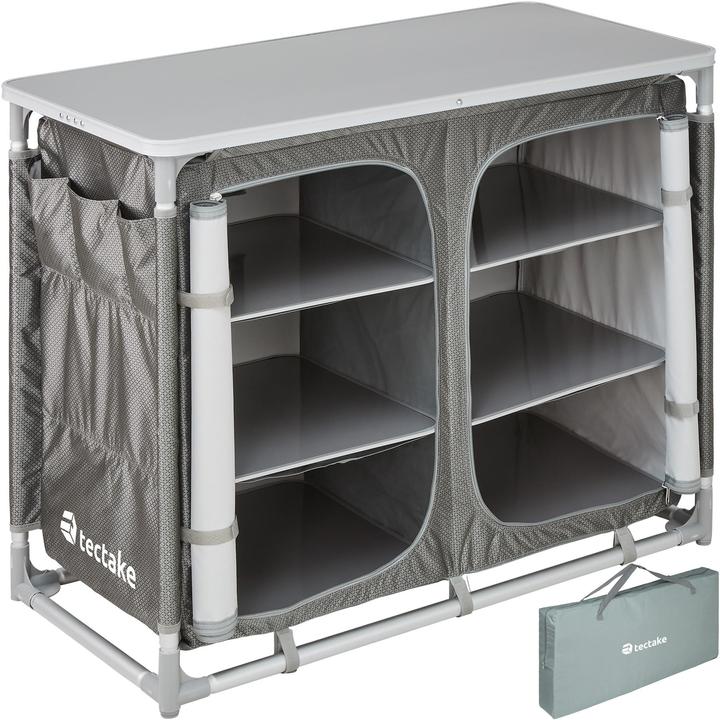 Immagine prodotto tectake Cucina da campeggio 97x47,5x78cm