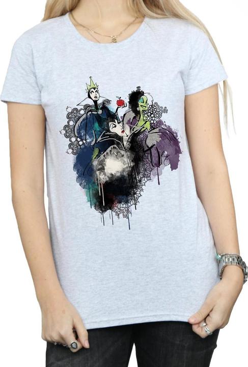Actual product image Disney Womens/Ladies Villains Cotton T-Shirt (XL)