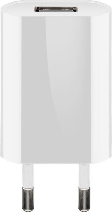 Actual product image Goobay USB A Charger Slim with Apple Lightning Cable (5 W)