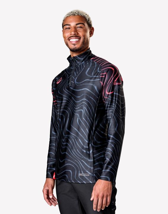 Immagine prodotto Kipsta Damen/Herren Fussball Sweatshirt 1/2 Zip - VIRALTO Wave schwarz/rosa (XXL)