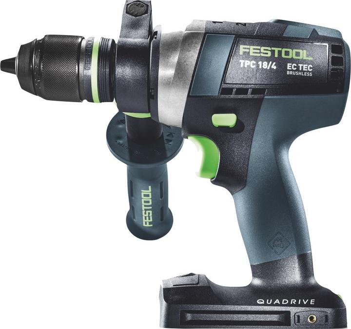 Immagine prodotto Festool Trapano avvitatore con percussione a batteria TPC 18/4 I-Basic (Batteria ricaricabile)