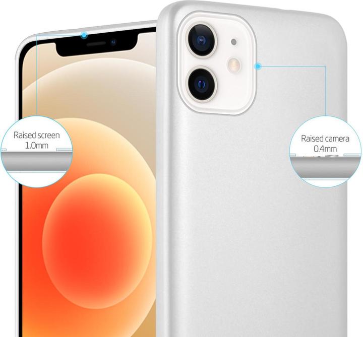 Image du produit Cadorabo Couverture métallique mate TPU (Apple iPhone 12 mini)