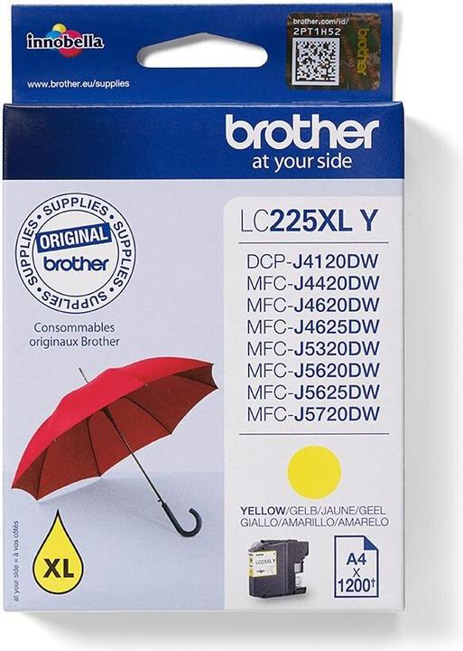 Actual product image Brother Lc-225xly (Y)