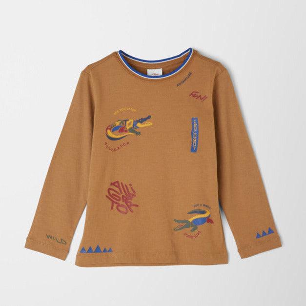 Actual product image S.Oliver Jersey shirt with print on both sides (104)