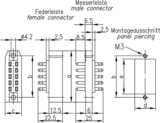 Immagine prodotto Telegärtner Connettore maschio J00046A0908 Numero totale di poli 39 Numero di file 3 1 pz.