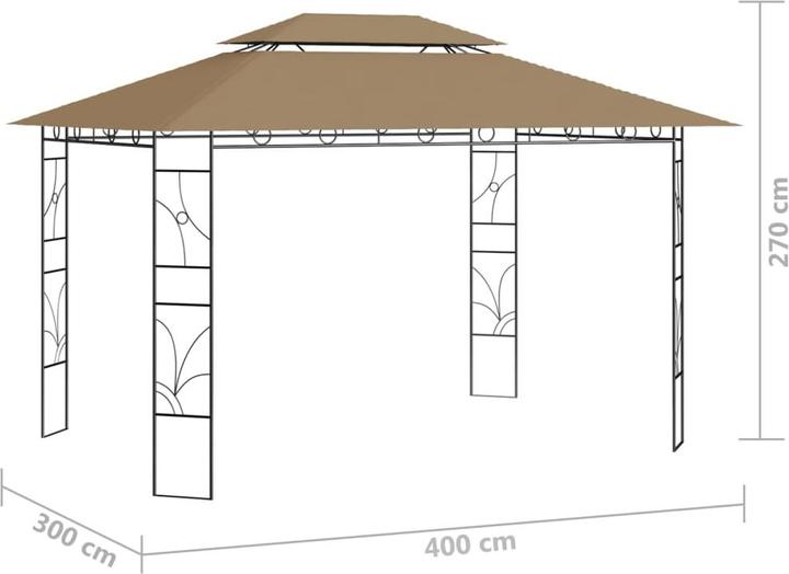 Immagine prodotto VidaXL Gartenpavillon (400 cm, 300 cm)