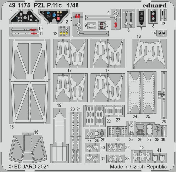 Produktbild Eduard PZL P.11c 1/48 for ARMA HOBBY