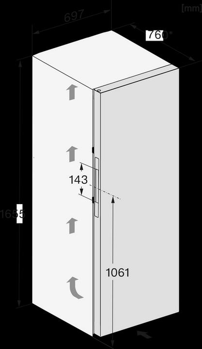 Image du produit Miele FN 4849 C (Autonome, 311 l)