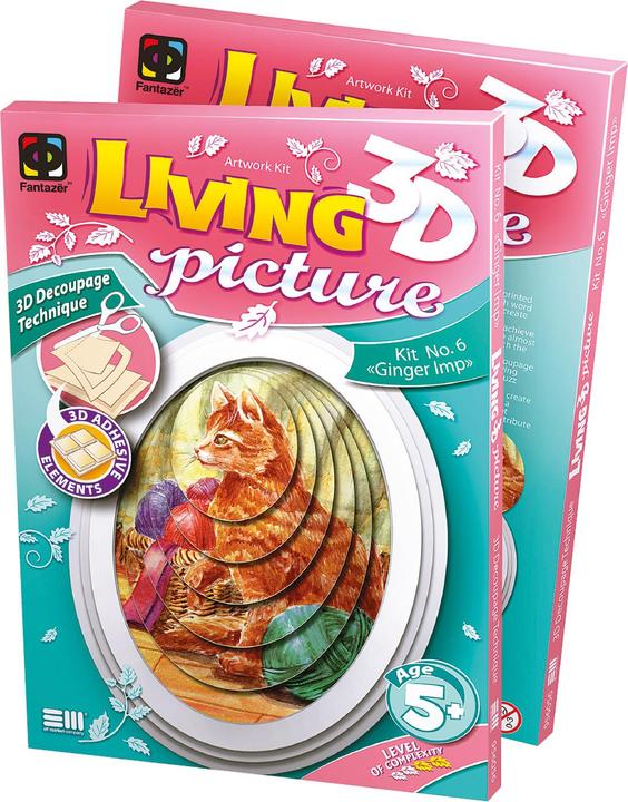 Legler OHG 3D Bilderrahmen Katze