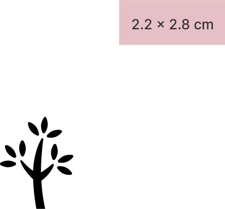 Image du produit minink Tatouage temporaire - Arbre abstrait