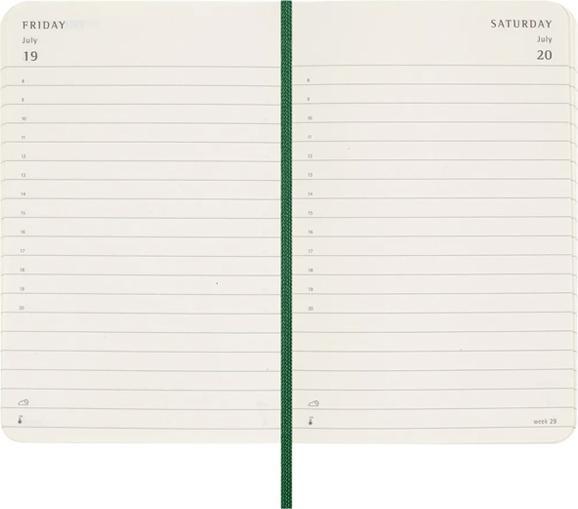 Actual product image Moleskine Tageskalender (A6, Pocket, English)
