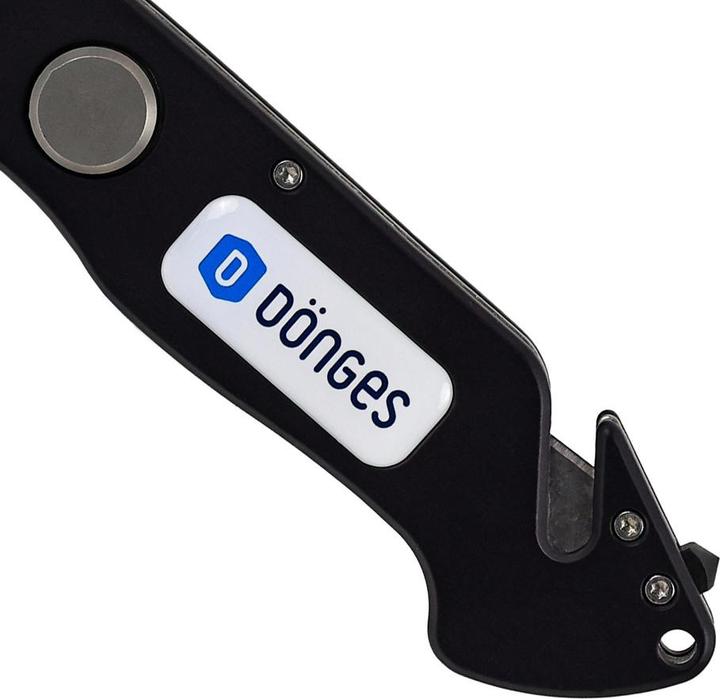 Actual product image Eickhorn Solingen Feuerwehrmesser PRT-IV abgerundete Klinge, Farbe Schwarz (7.60 cm)