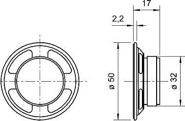 Produktbild Visaton Breitbandlautsprecher K 50, 8 Ohm