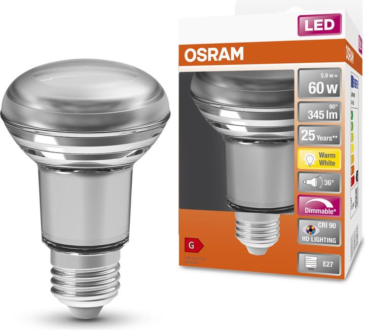Immagine prodotto Osram Stella R80 (E27, 60 W, 345 lm, 1 x, G)