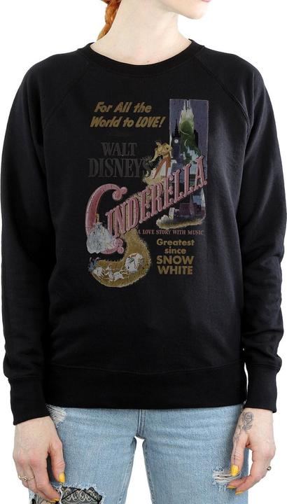 Actual product image Cinderella Womens/Ladies Poster Sweatshirt (XL)