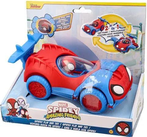 Actual product image Rei Toys Spidey Flip and Jet playset