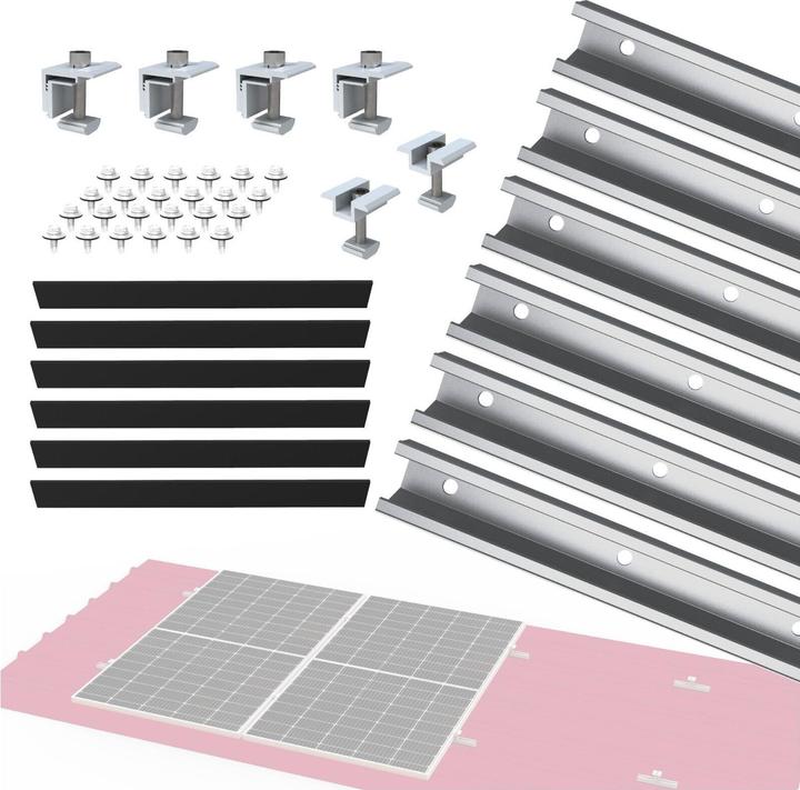 Immagine prodotto Nuasol Staffa per pannello solare (Materiale di montaggio del sistema solare)