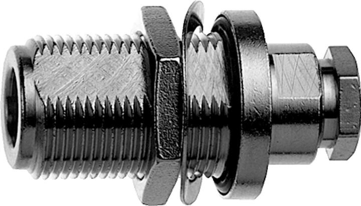 Produktbild Telegärtner N-Kabeleinbaubuchse G1, G5 Druckverschraubung IP 67, B06, Z10, G01 (RG-58 C/U), G05 (RG-223/U), RG-1