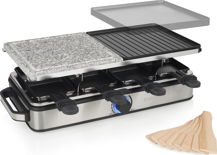 Produktbild Princess Raclette 8 Stone und Grill Deluxe