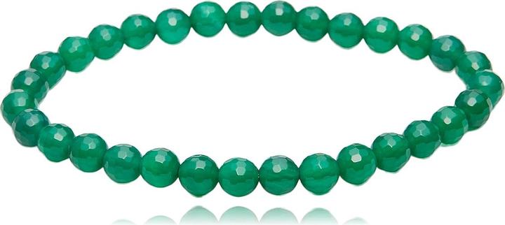 Image du produit Leyda Bracelet agate verte (18 cm, Pierres)