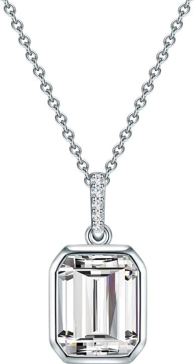 Trilani Damen Sterling Silber Zirkonia silber 40,0 cm Basiskette + 5,0 cm Verlängerung - 16288 (Sterling Silber, 40 - 45 cm)