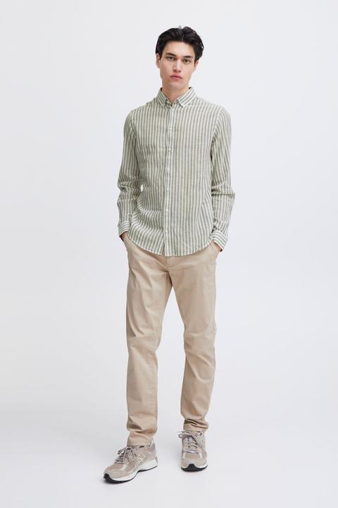 Image du produit Casual Friday CFAnton LS BD striped linen mix shirt 20504974 (XL)