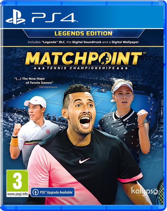 Actual product image Matchpoint - Tennis Championships Legends Edition (PS4) (IT/ESP) (PS4, IT)
