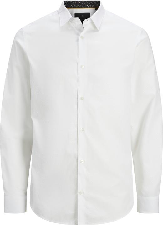 Jack & Jones Jprblaleeds Print Dobby L/S Shirt Ln