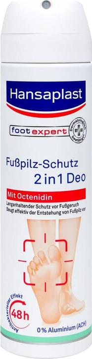 Produktbild Beiersdorf Hansaplast Fusspi 2in1deo (Fussdeodorant & -puder, 150 ml)