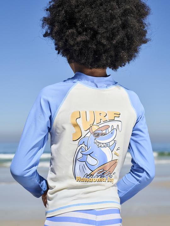 Actual product image Vertbaudet Jungen Strand-Set: UV-Badeshirt & Shorts (152)