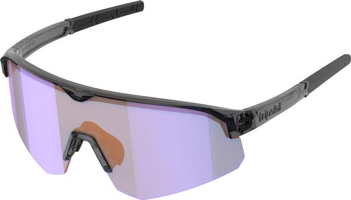 Shiny transparent noir-orange
