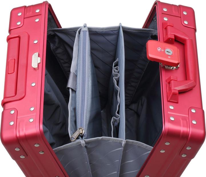 Actual product image Aleon Cabin Case, Aluminium, Ruby (13 l, Hand luggage (up to 50 litres))