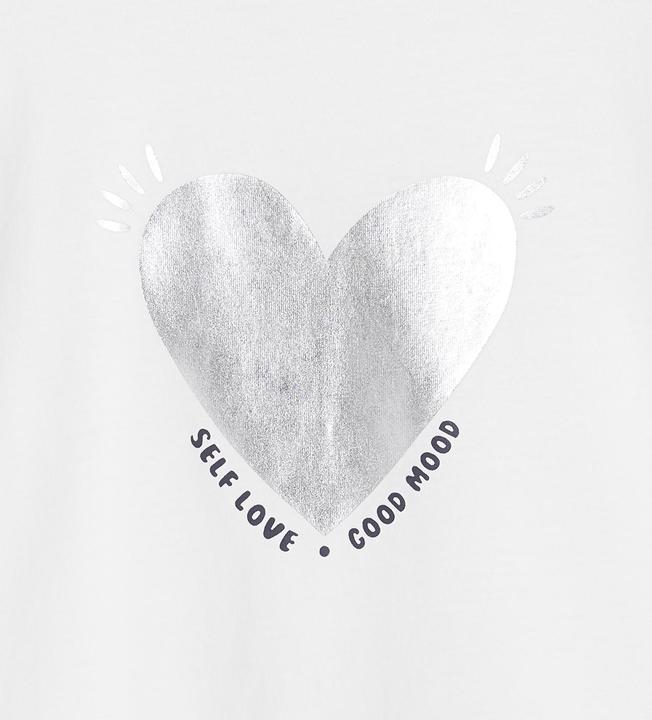 Produktbild Vertbaudet Mädchen Shirt mit Metallic-Print und Recycling-Baumwolle (92)