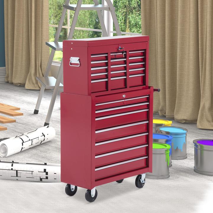 Actual product image Homcom Mobile workshop trolley with 16 drawers (1 x)