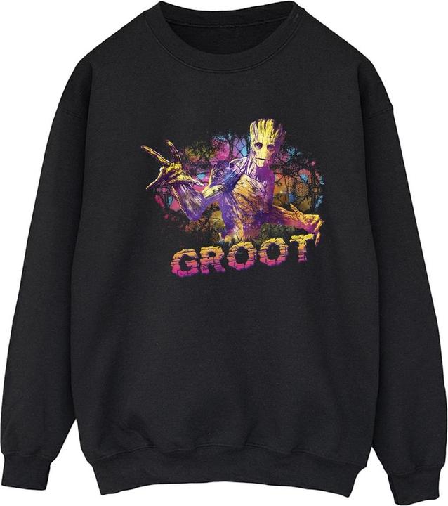 Image du produit - Sweat GUARDIANS OF THE GALAXY ABSTRACT GROOT - Femme (M)