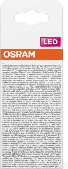 Image du produit Osram AMPOULES À LED RECHARGEABLES 8W 840 E27 (E27, 8 W, 806 lm, 6 x, F)