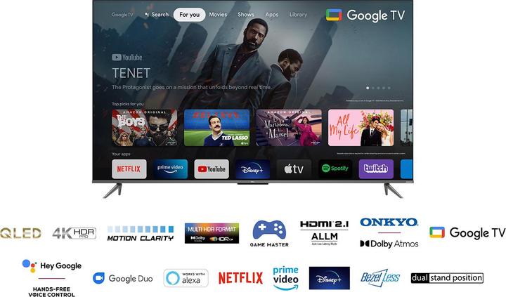 Produktbild TCL 55C635 (55", C635, QLED, 4K, 2022)