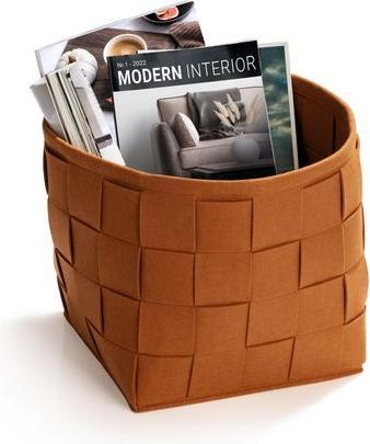 Produktbild N8werk Aufbewahrungskorb Filz 32 cm Rostbraun (1 x, 32 x 32 x 32 cm)