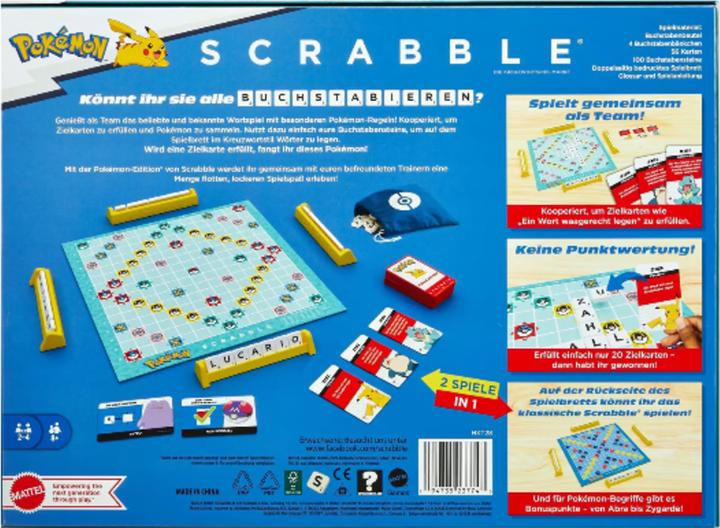 Productafbeelding Scrabble Pokemon (D) (Duits)